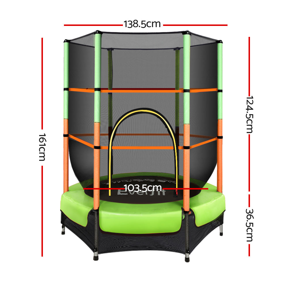 Everfit 4.5FT Green Trampoline Junior (3yrs - 8yrs old)