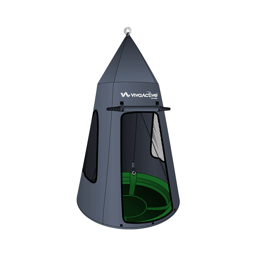 Single Swing Set with Tent by gobaplay