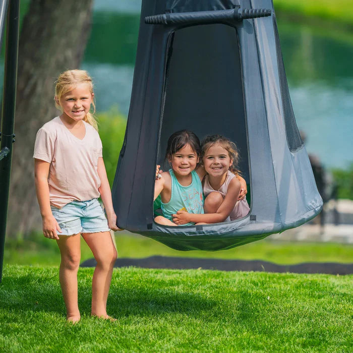 Single Swing Set with Tent by gobaplay