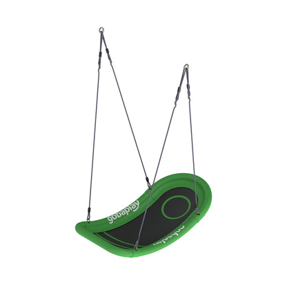 Single Swing Set with Boat Swing by gobaplay