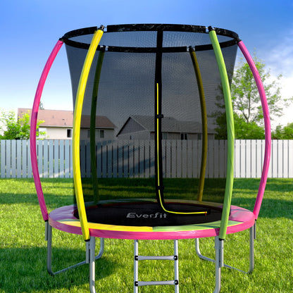 Everfit 6FT Junior Trampoline Multi-coloured