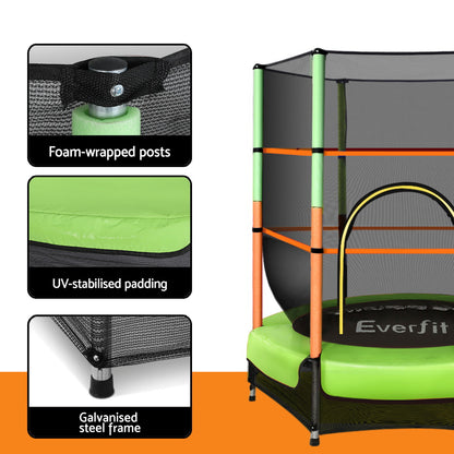 Everfit 4.5FT Green Trampoline Junior (3yrs - 8yrs old)