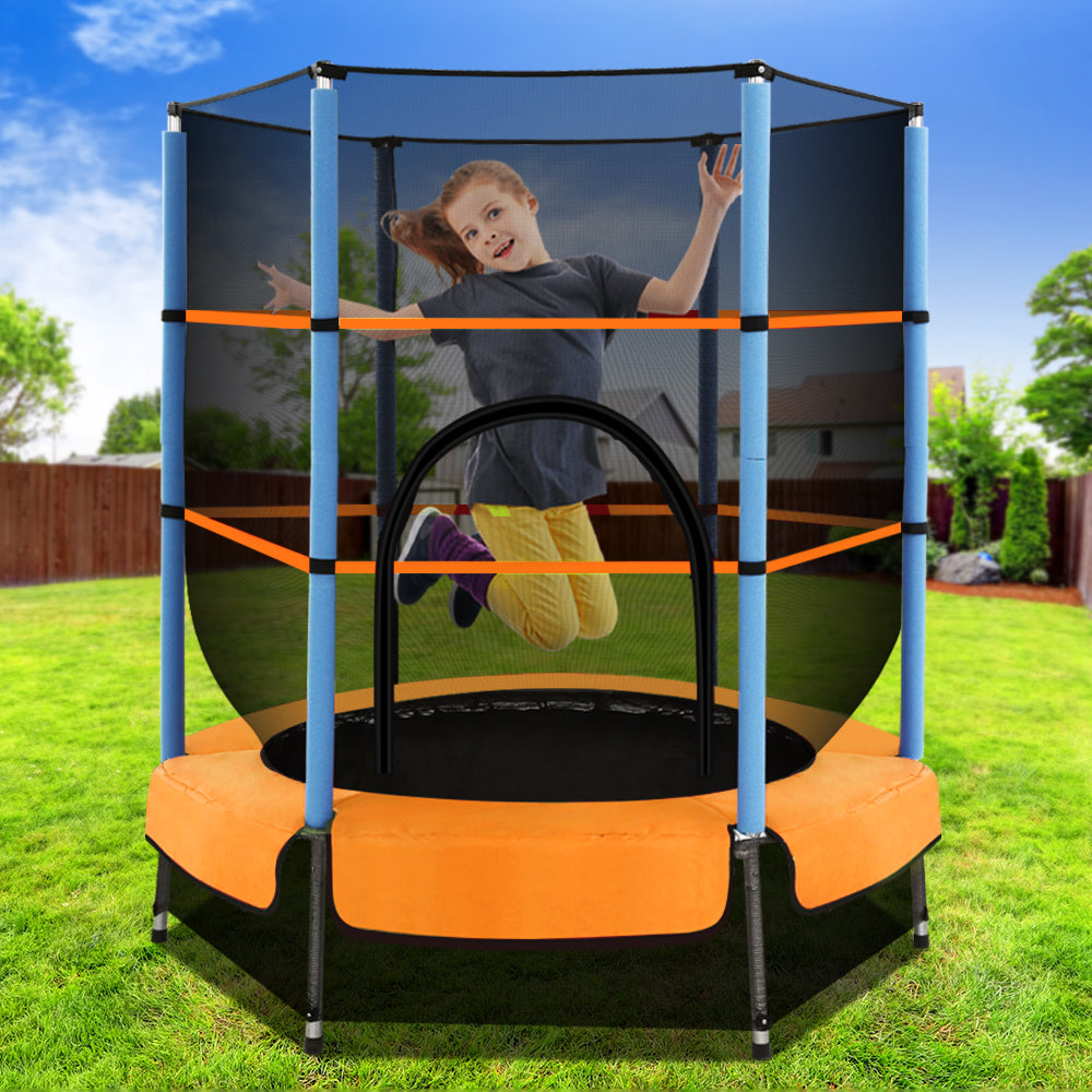 Everfit 4.5FT Orange Trampoline Junior (3yrs - 8yrs old)