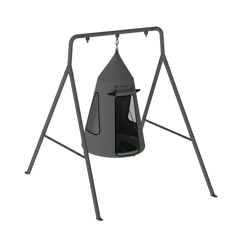 Single Swing Set with Tent by gobaplay