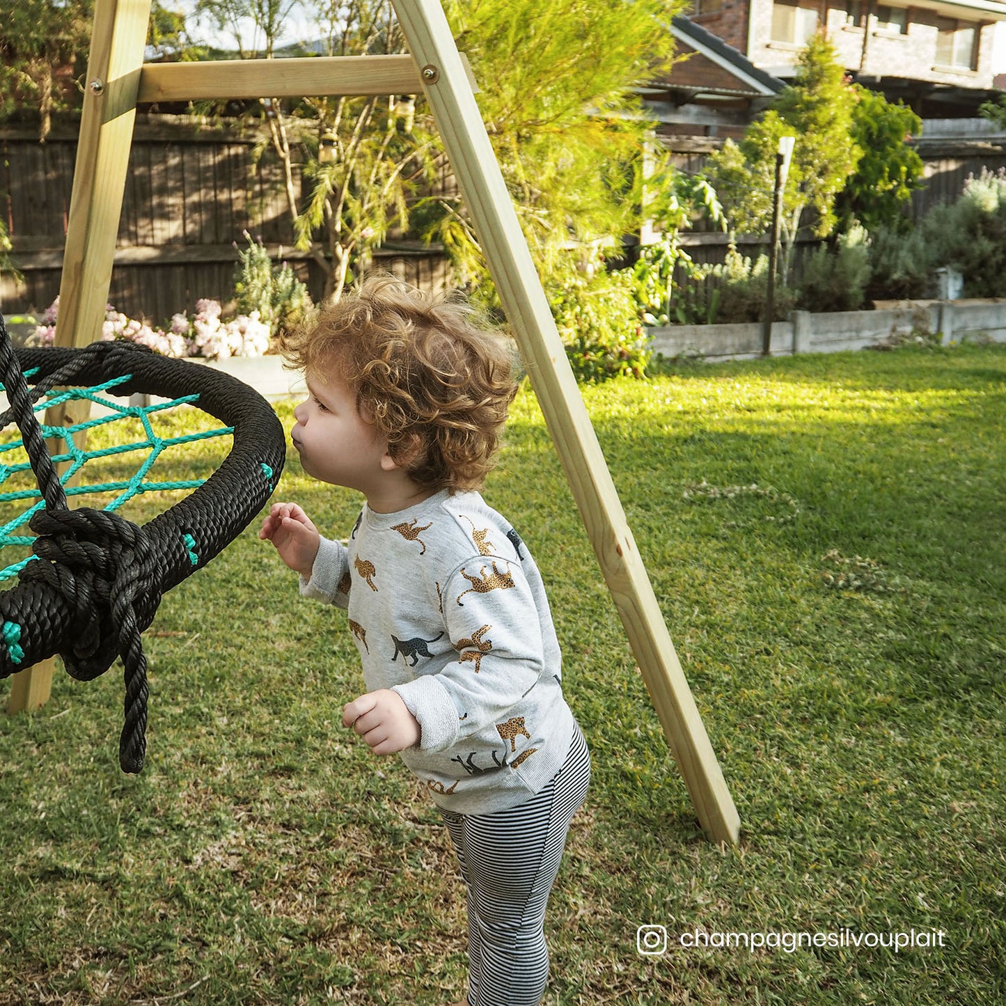 Lifespan Kids Oakley Swing Set with 1m Spidey Web Swing