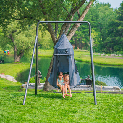 Hanging Round Tent Swing by gobaplay