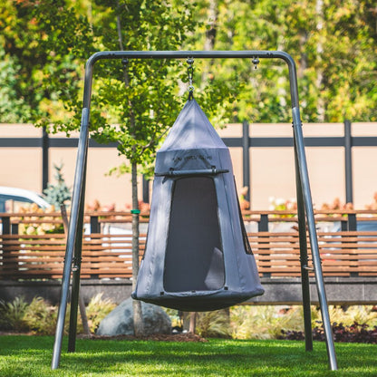 Single Swing Set with Tent by gobaplay